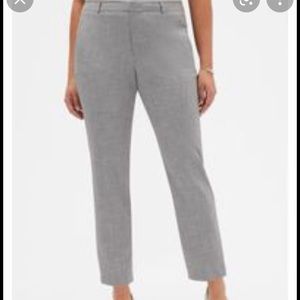 Grey dress pants-curvy fit